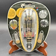 Unicorn Brass Steel and Soft Tip Dart Set 18 Gram Converta 2002 New Vtg