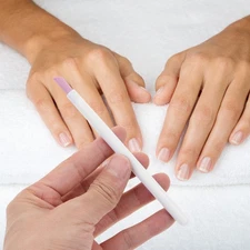 5 Pcs Nail Art Pens Plastic Cuticle Pushers Practical Repair Pens