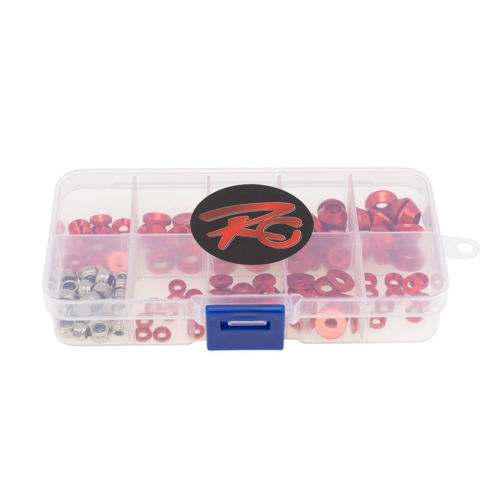 125x RC Gasket Kit Colorful CNC Aluminum Alloy for 1/10 1/8 RC Car Dress up a