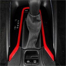 For Toyota Corolla 2019-2023 Red Interior Gear Shift Panel Trim