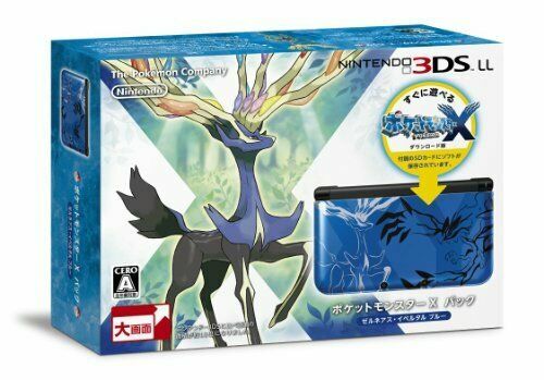 Japanese Nintendo 3ds Ll Pokemon X Pack Limited Xerneas Yveltal Blue Japan For Sale Online Ebay