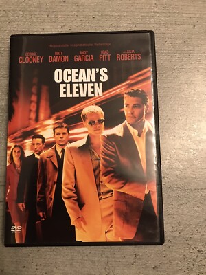 Ocean s Eleven DVD * Brad Pitt*George Clooney*Matt Damon* Julia Roberts