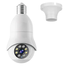 New E27 WiFi Bulb Camera with 1080P FHD, Night Vision, and Flood Light