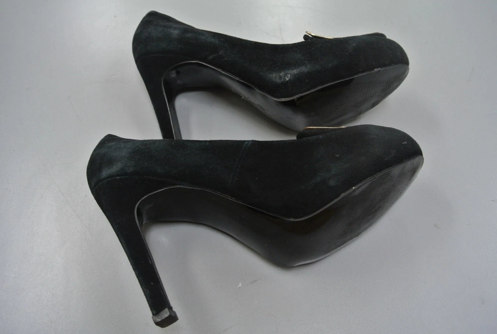 SAINT LAURENT (YSL) Decolte slip on donna Yves Saint Laurent dettagli metallo nero tono oro 38 8