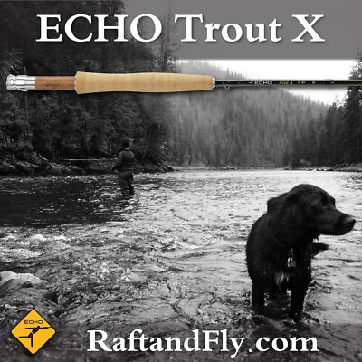 Echo Trout X 5wt 9'0'' Fly Rod - Lifetime Warranty - FREE SHIPPING