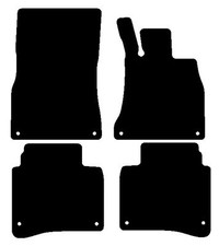 Genuine AMG MERCEDES S Class W222 Premium Carpet Mats Mat Set for 