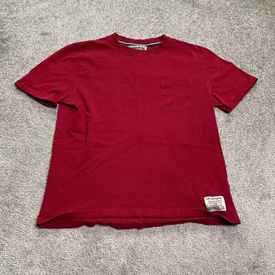 Stronghold Primark Crew Neck T-Shirt Mens Small Red Short Sleeve Cotton Casual