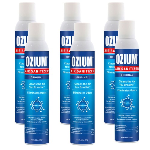Ozium Air Freshener Eliminates Smoke & Malodors 8oz Spray (6Pack) eBay