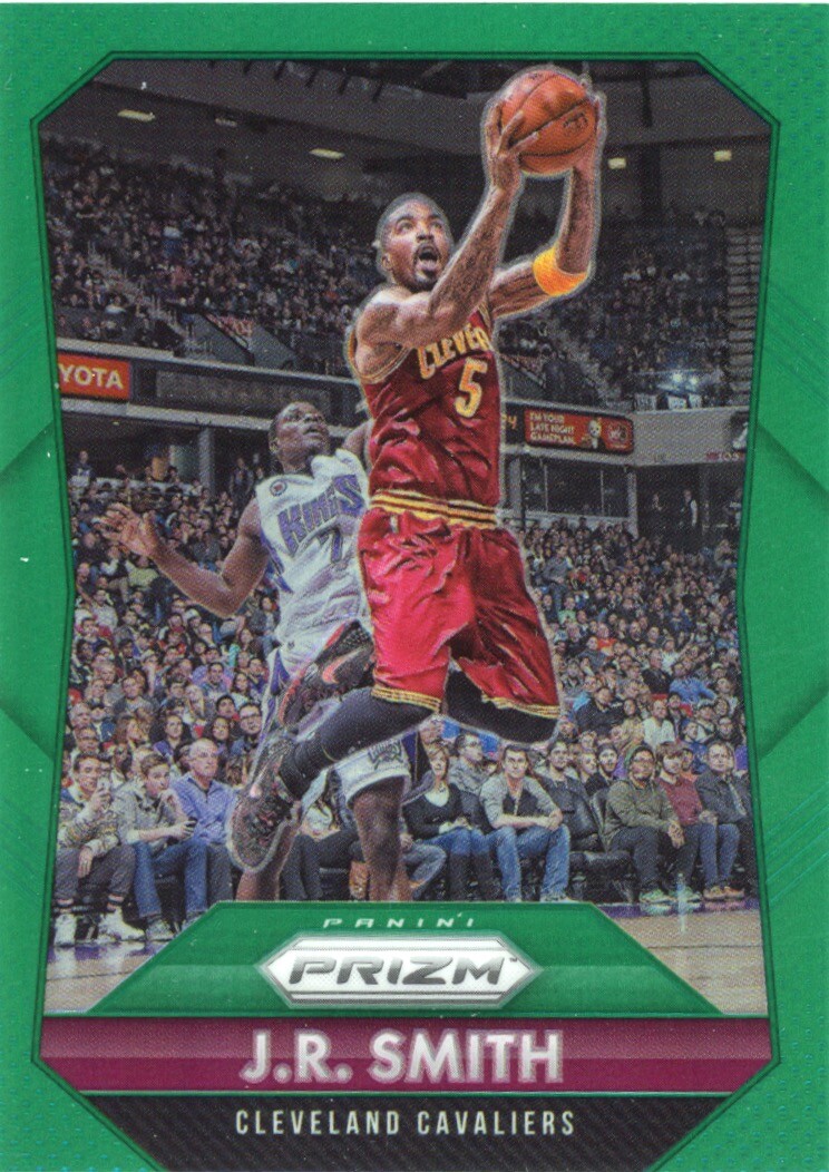 2015 Panini Prizm #155 J.R. Smith Green Prizms NM-MT