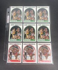 1989 NBA HOOPS Basketball Card Lot  6 James Donaldson 6 Gerald Henderson 5 Kenny