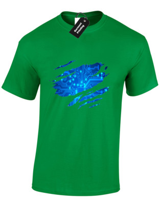 Circuit Board Slash Cool Gamer Gaming Code Programmer Unisex T-Shirt