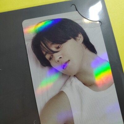 BTS FC更新トレカ ホログラム ジミン JIMIN BTS FACE Photo Card Japan JPFC POB Solo Album Weverse
