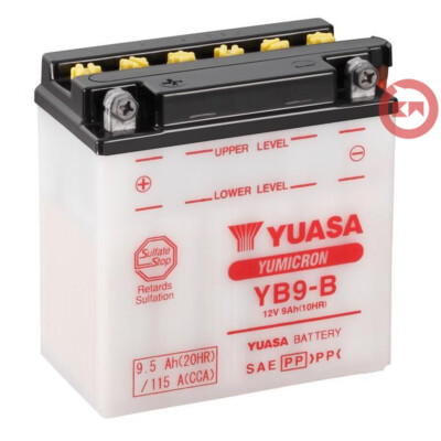 YUASA AKKU YB9-B ORIGINAL APRILIA SR R Factory Hyper2 (VFD00) 50 2005-2012