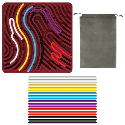 Silicone Sensory Fidget Board - Stress & Anxiety Relief Toy for ADHD - Picture 7 of 31