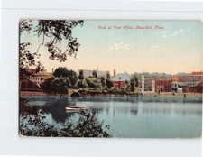 Postcard Back of Post Office Haverhill Massachusetts