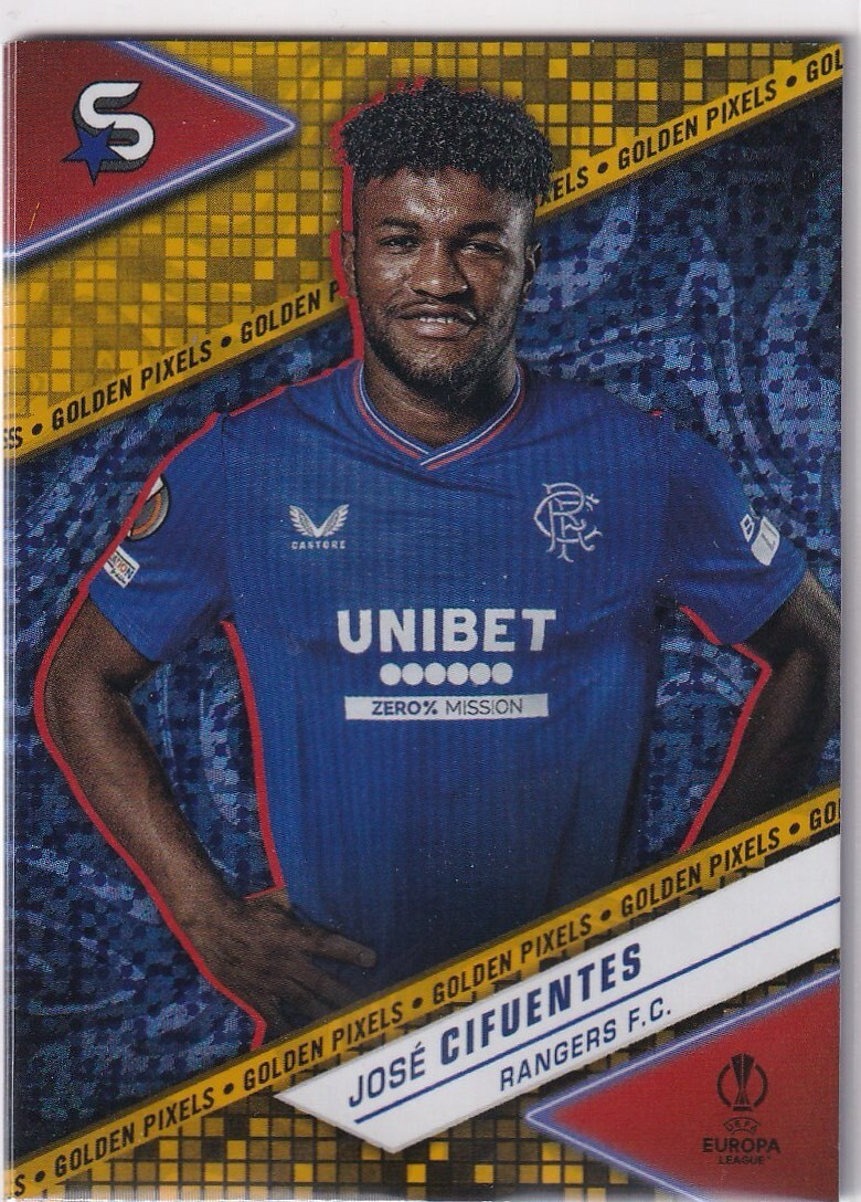 Topps UCL Super-Stars 23/24 No. 127 Jose Cifuentes Golden Pixels