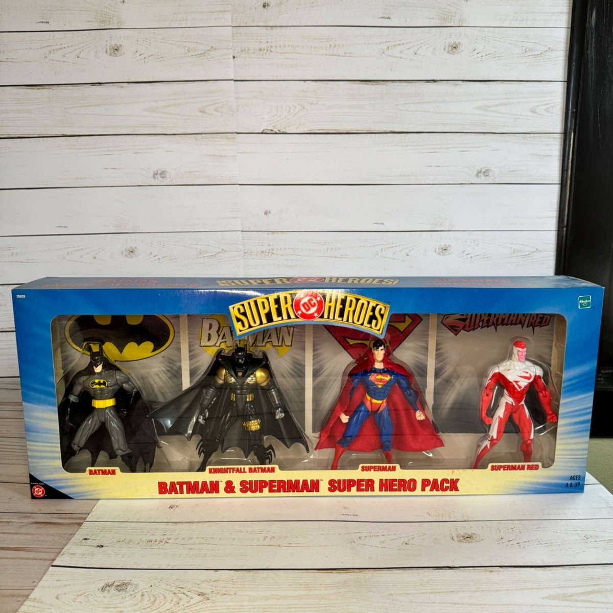 DC Super Heroes Batman & Superman 4 Figure Knightfall Red 1999
