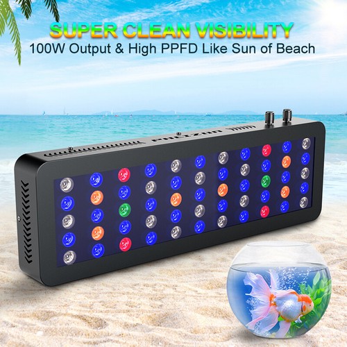 Phlizon 165W LED Aquarium Lights Full Spectrum Marine Fish Tank Coral Reef Lamp - Picture 15 of 28