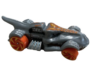 Hot Wheels 2019 Dino Riders T-Rextroyer (Tyrannosaurus Rex Car) 89/250,  Gray