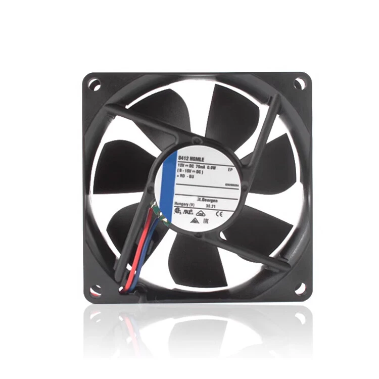 1PC For 8412 NGMLE 80*80*25mm 12V 75mA 0.9W Cooling Fan 2-wire 8412NGMLE - Image 2 of 3