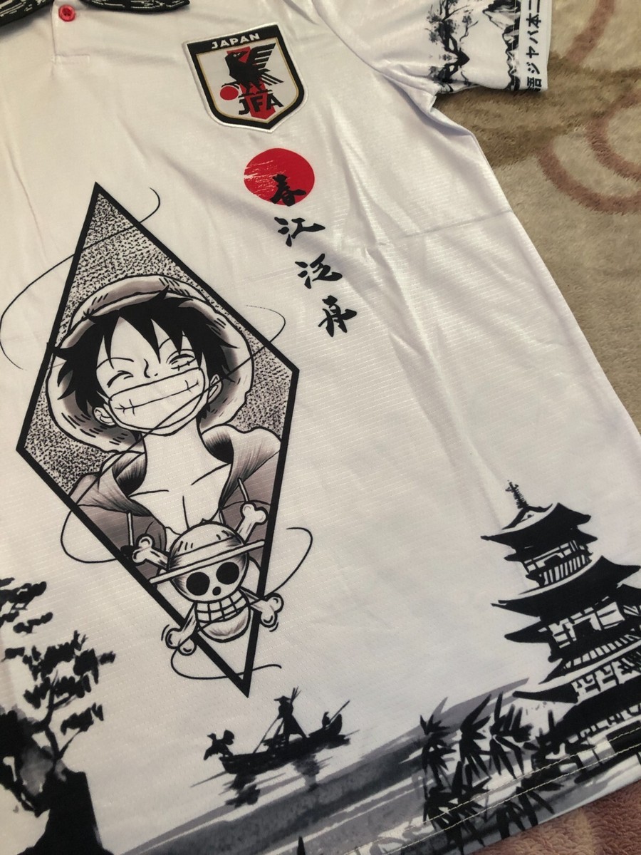 Japan Soccer Jersey Concept Luffy One Piece Anime Edition S