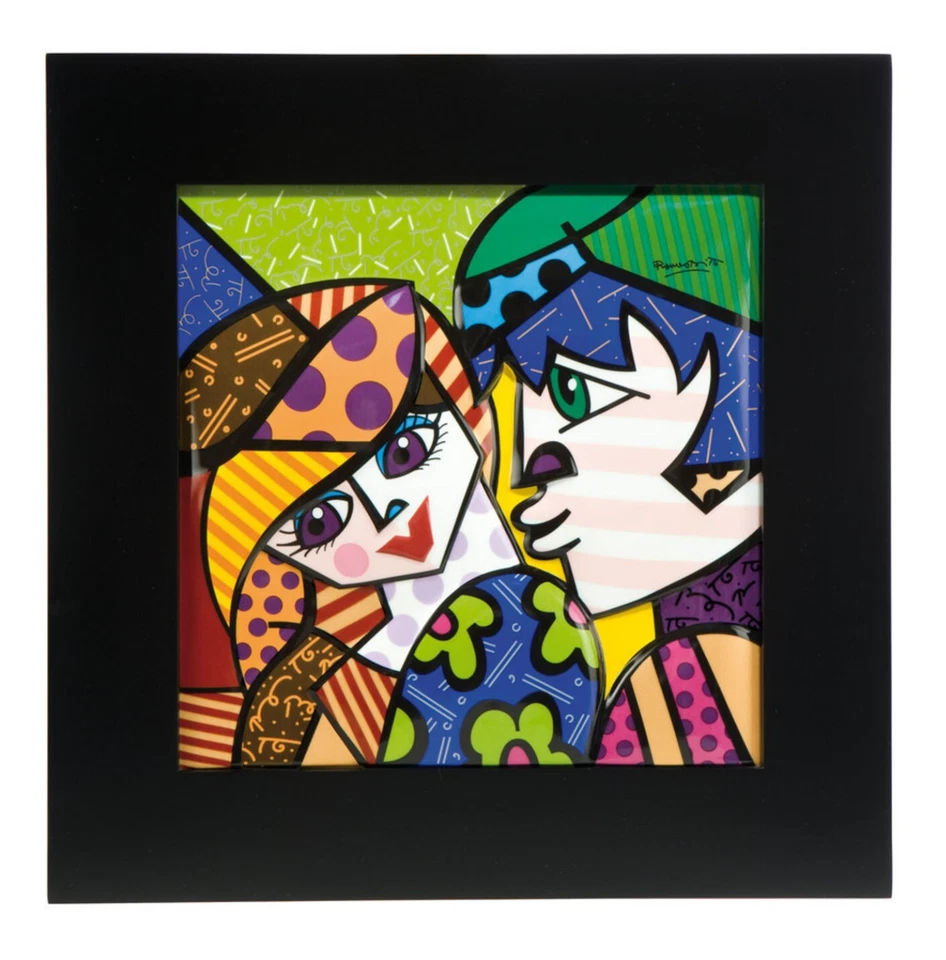 Romero Britto ограниченного тиража в рамке фарфора: вкусный * новый сделано в Германии - Изображение 2 из 4