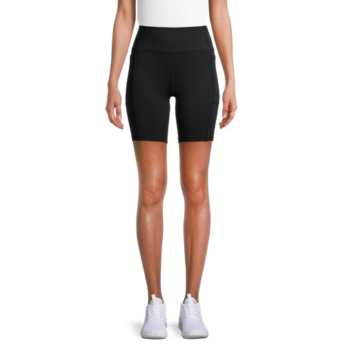 Athletic Works Women's Bike Shorts Size M Black --U8--