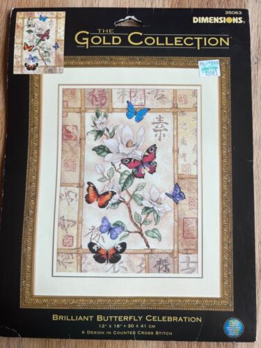Dimensions Gold Counted Cross Stitch 35063 PATTERN ONLY Butterfly Celebration