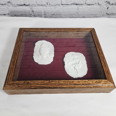 John Sanders Paper Sculptures Shaowbox Tribal (1998) And Horny Toad (1992) Art