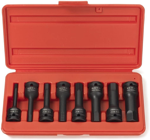 NEIKO 01137B 1/2-Inch-Drive Allen Socket Set, 3-Inch Length, 1/2-Inch Impact Hex - Picture 11 of 12