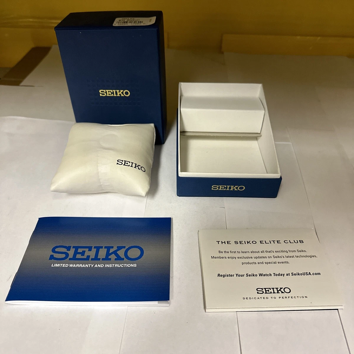 Seiko watch best sale box