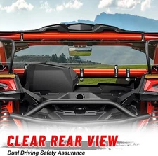 StarknightMT X3 Rear Windshield Tinted for 2017-2025 Can Am Maverick X3/ X3 Max