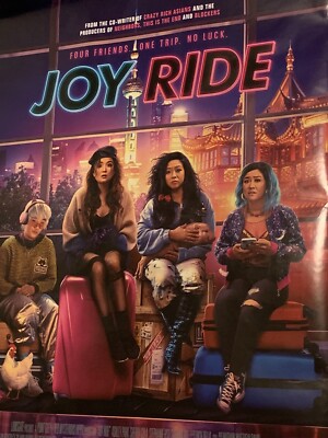 Joy Ride 27x49 Official Movie Poster Stephanie Hsu Ashley Park Sherry Cola