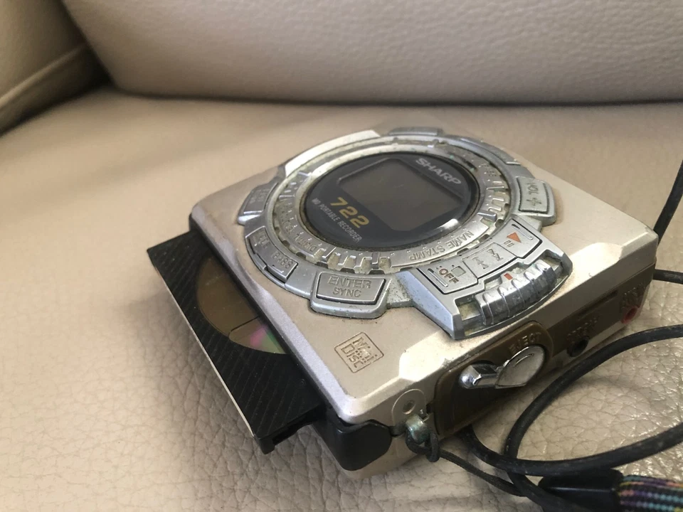 RARE Vintage Sharp MS-722H  MD Player Recorder  tested Retro OLD Untested as is - Image 4 of 4