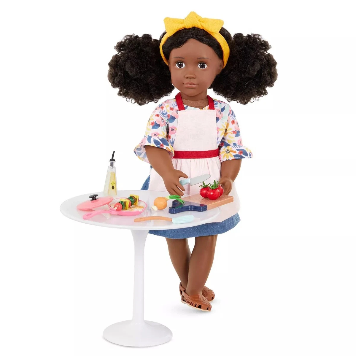 Our Generation Macy with Play Food Accessories 18