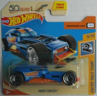 Hot Wheels HW50 Concept Blau Hw 50Th Race Team Neu/Ovp Auto Car Track Stars Blue