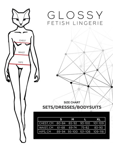 Glossy Wetlook Lace Dress Celestina - Picture 3 of 6