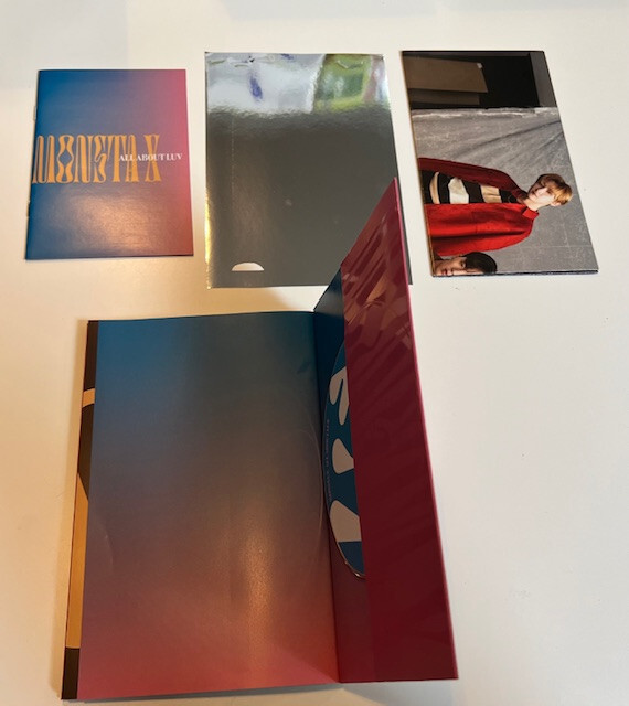 K-POP・アジア MONSTA X ALL ABOUT LUV VERSION 2 Monsta X All About Luv CD - Version II 2 - See Pics - NM