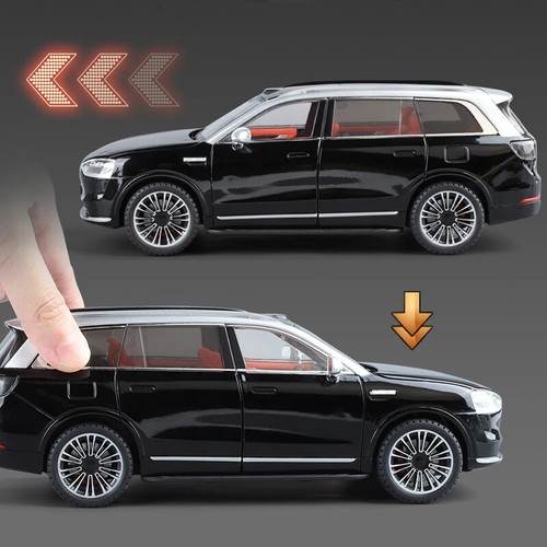 1:24 AITO M9 SUV Alloy Diecast Car Model Sound & Light Simulation Kids Toy Gift - Picture 6 of 17