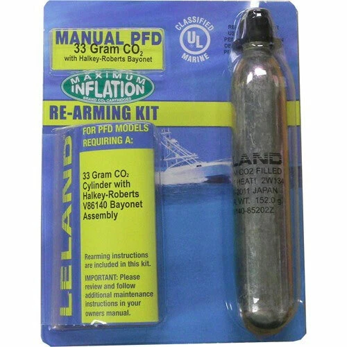 Leland Rearm Kit For Manual PFDs, Replaces Mustang MA7203