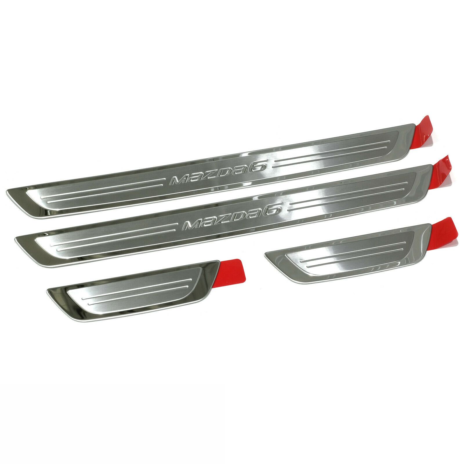 20142021 Mazda6 Stainless Steel Door Sill Trim Plates OEM NEW 00008T