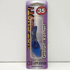Luhr Jensen Hot Shot 35 Rattle Metallic Blue Fishing Lure 5434-035-0932