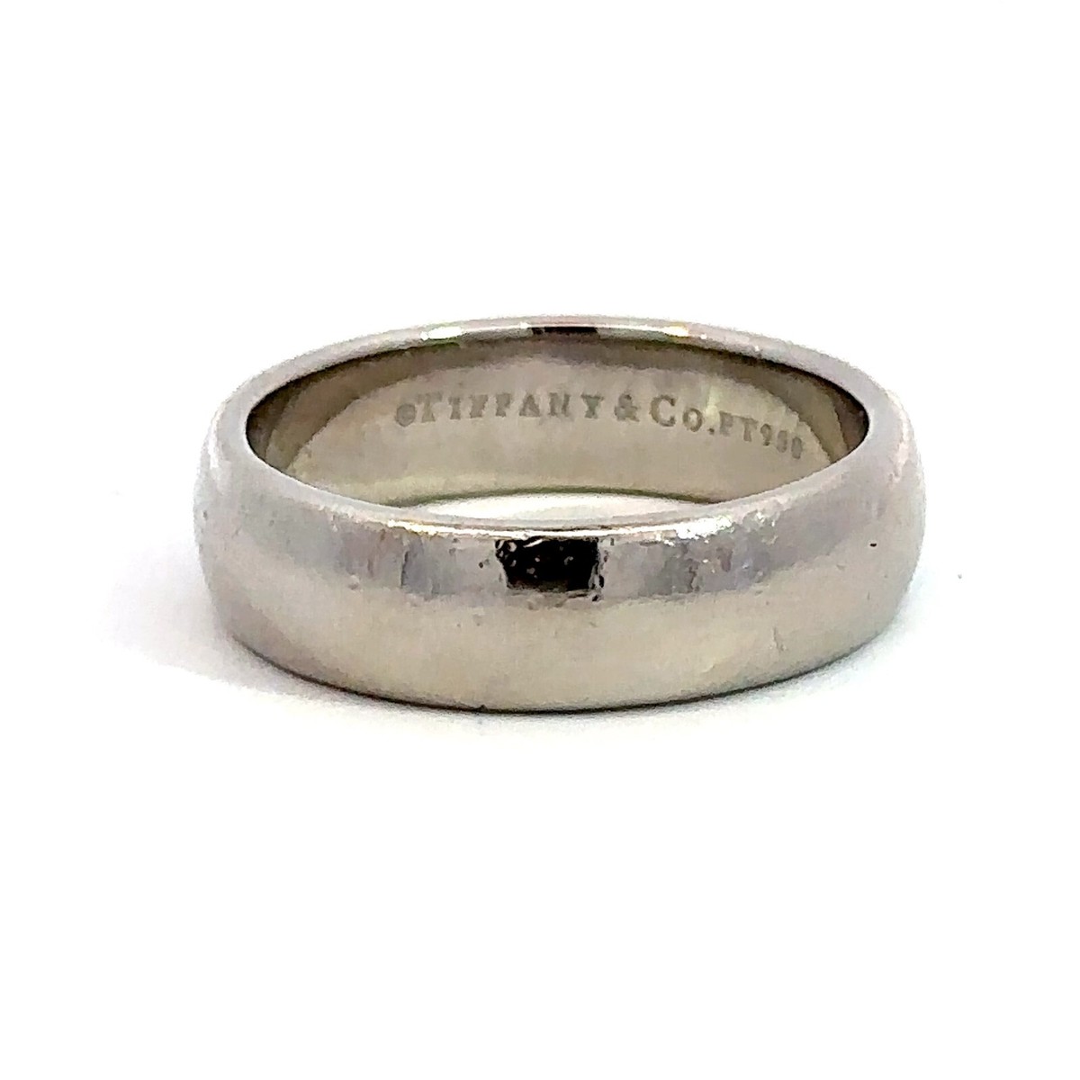 Tiffany & Co. Tiffany Forever Platinum Band Ring Size 8.5