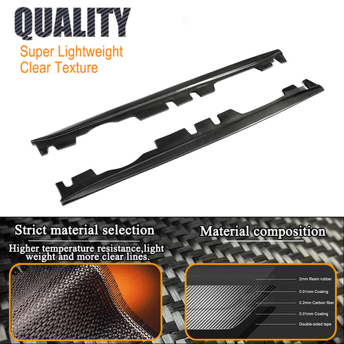 Faldones laterales de carbono faldones laterales espada umbral para BMW E92 E93 M3 2008-2013 - Imagen 7 de 11