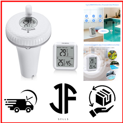 Inkbird IBS-P01R Funkpoolthermometer mit Schwimmbadthermometern für präzise u...