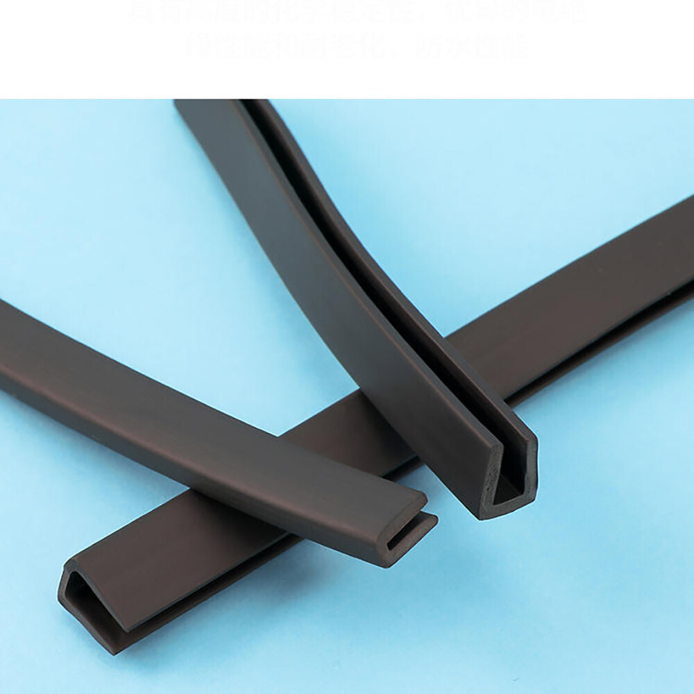 Black Rubber U Channel Edging Trim Seal Door Window Edge Protector Strip Ushape eBay