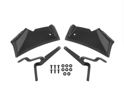 Yamaha MT10 MT-10 Front Fairing Winglets Wing Spoiler ABS Black 22- IT Alette