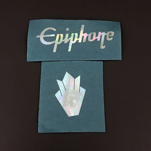 0.1 mm thick White Mother of Pearl Peg head Logo Crown for Epiphone Style Guitar