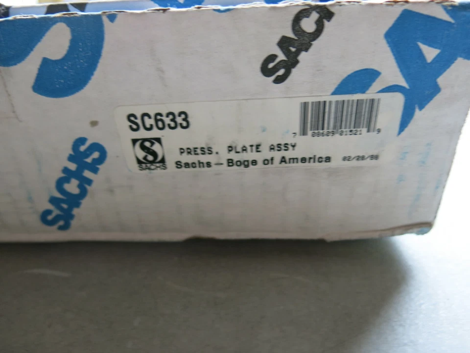 Placa de presión de embrague Sachs SC633 para Nissan Datsun 200SX, Multi (CA) 1984-1989 Foto 2 de 2