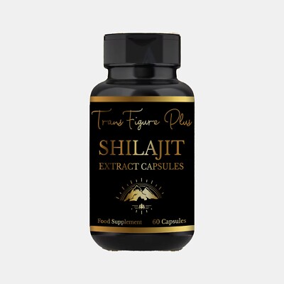 Shilajit 60 Kapseln, 500mg Himilayan Fulvosäure & 85+ Mineralstoffe Energiebooster